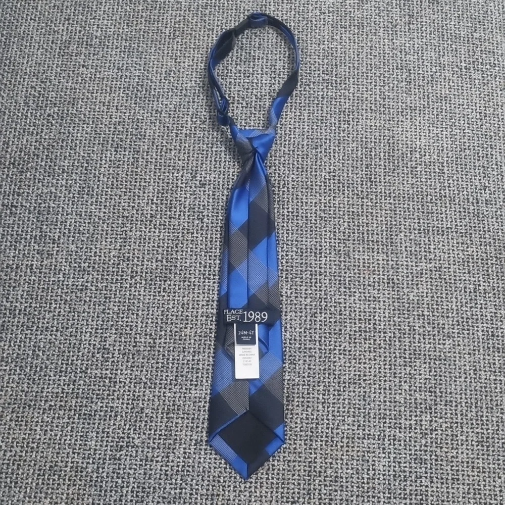 CHILDREN'S PLACE Toddler Neck Tie Blue/Black
